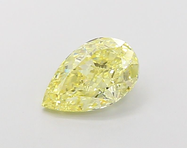 Loose Diamond - PEAR 1.38ct Fancy Yellow VVS2: Loose Diamond - PEAR 1.38ct Fancy Yellow VVS2 Source: This is a real non-mined Diamond that has been grown in a lab Shape: PEAR Carats: 1.38 Color: Fancy Yellow Certification: IGI Video: