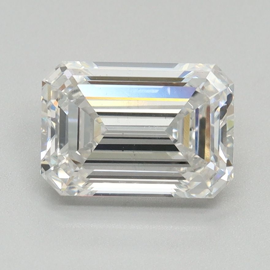 Loose Diamond - EMERALD 2.03ct E VS1: Loose Diamond - EMERALD 2.03ct E VS1 Source: This is a real non-mined Diamond that has been grown in a lab Shape: EMERALD Carats: 2.03 Color: E Clarity: VS1 Certification: NONE Video: