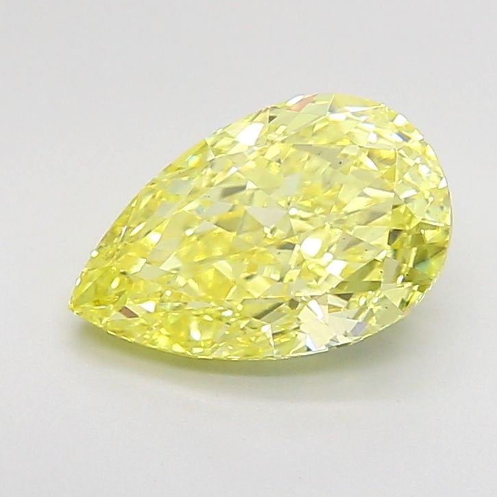 Loose Diamond - PEAR 1.71ct Fancy Intense Yellow VS1: Loose Diamond - PEAR 1.71ct Fancy Intense Yellow VS1 Source: This is a real non-mined Diamond that has been grown in a lab Shape: PEAR Carats: 1.71 Color: Fancy Intense Yellow Certification: IGI Video