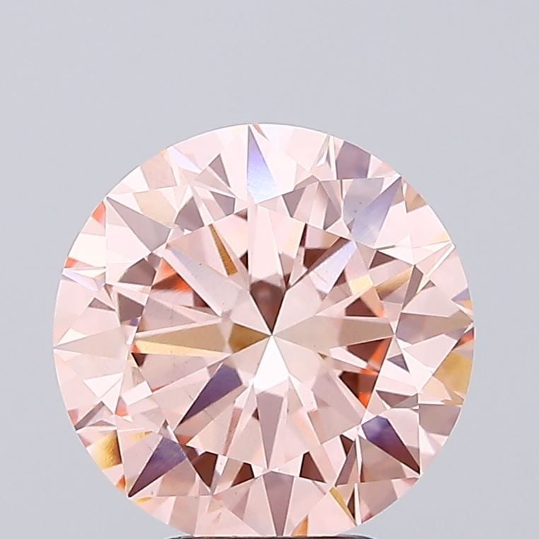 Loose Diamond - ROUND 4.01ct Fancy Intense Pink VS2: Loose Diamond - ROUND 4.01ct Fancy Intense Pink VS2 Source: This is a real non-mined Diamond that has been grown in a lab Shape: ROUND Carats: 4.01 Color: Fancy Intense Pink Certification: IGI Video: