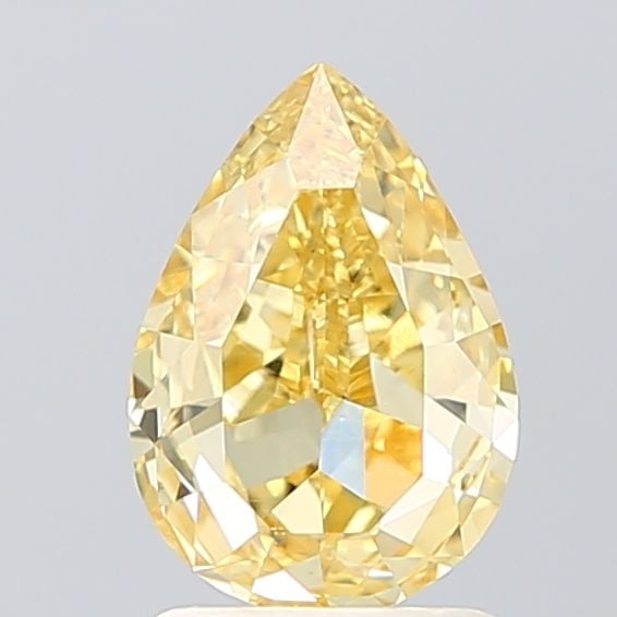 Loose Diamond - PEAR 1.34ct Yellow VS1: Loose Diamond - PEAR 1.34ct Yellow VS1 Source: This is a real non-mined Diamond that has been grown in a lab Shape: PEAR Carats: 1.34 Color: Yellow Certification: NONE Video: