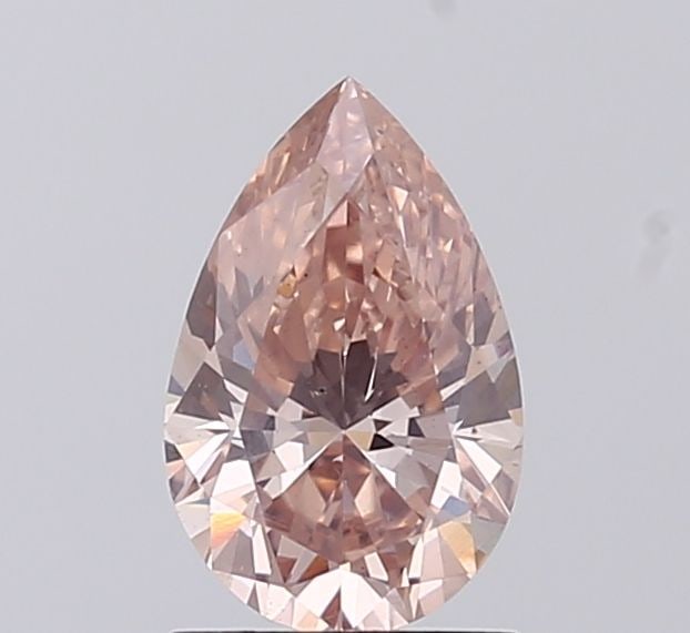 Loose Diamond - PEAR 1.0ct Fancy Pinkish Brown VS2: Loose Diamond - PEAR 1.0ct Fancy Pinkish Brown VS2 Source: This is a real non-mined Diamond that has been grown in a lab Shape: PEAR Carats: 1.0 Color: Fancy Pinkish Brown Certification: IGI Video: