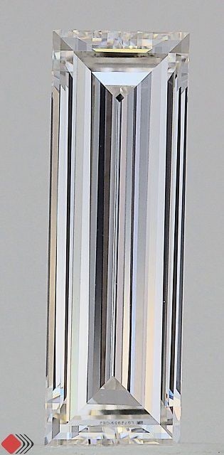 Loose Diamond - BAGUETTE 1.01ct F VVS2: Loose Diamond - BAGUETTE 1.01ct F VVS2 Source: This is a real non-mined Diamond that has been grown in a lab Shape: BAGUETTE Carats: 1.01 Color: F Clarity: VVS2 Certification: IGI Video: Video Link