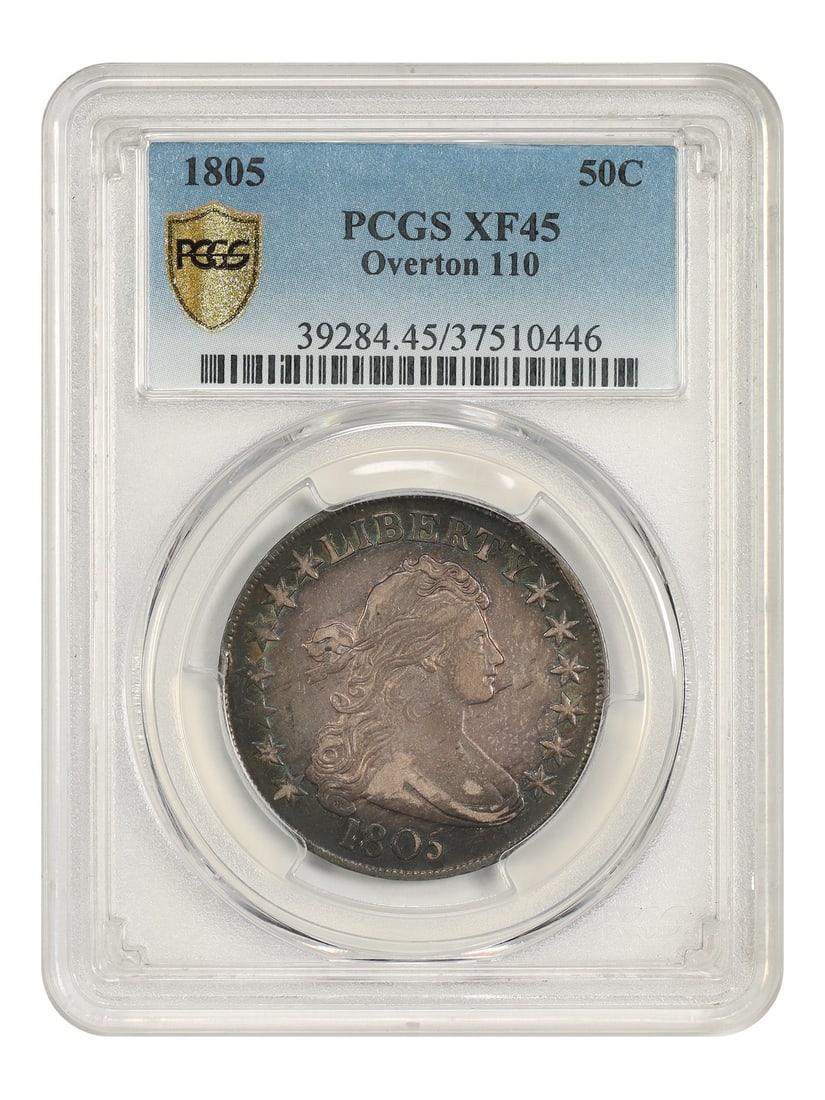 1805 Draped Bust Half Dollar PCGS XF45 Overton-110 50C (1 of 5)