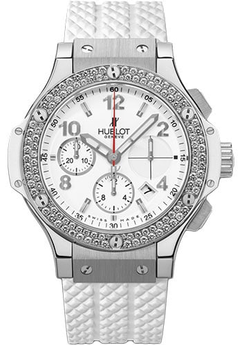 Hublot Big Bang 301.SE.230.RW.114 Men's Watch White Dial Rubber Strap Card: Hublot Big Bang 301.SE.230.RW.114 Men's Watch White Dial Rubber Strap Card This Hublot Big Bang men's watch features a white dial and is paired with a durable rubber strap. The timepiece is equipped w