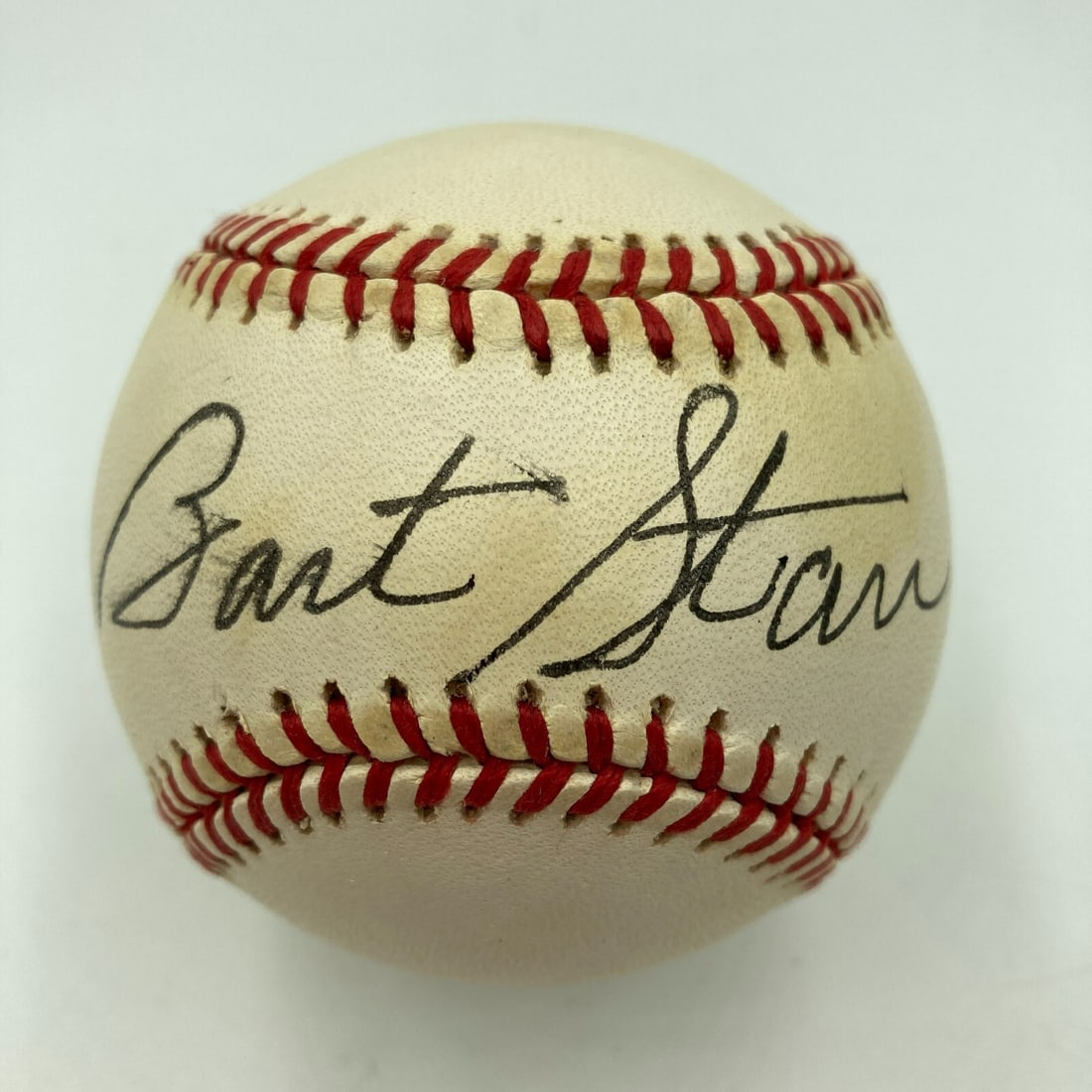 Bart Starr Signed Baseball Green Bay Packers NFL HOF JSA COA Rare: Bart Starr Signed Baseball Green Bay Packers NFL HOF JSA COA Rare A remarkable collectible for football enthusiasts, this National League Baseball is signed by the legendary Bart Starr, a Hall of Fame