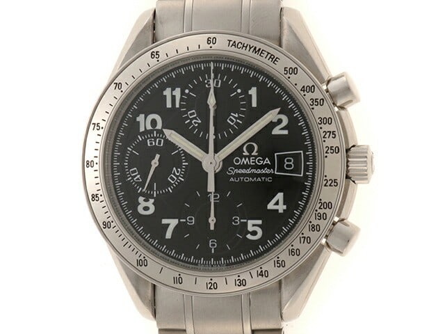 OMEGA Speedmaster Date 3513.52 Limited Edition Stainless Steel Watch: OMEGA Speedmaster Date 3513.52 Limited Edition Stainless Steel Watch This OMEGA Speedmaster Date Limited Edition 3513.52 men's wristwatch features a 39mm stainless steel case and a black dial with pro