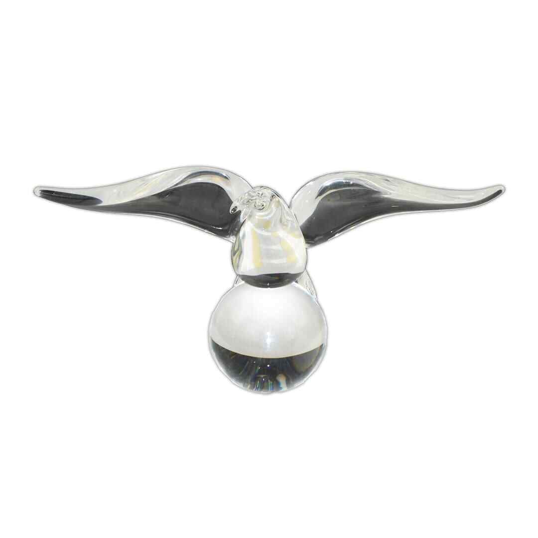 Steuben clear glass eagle sculpture signed by James Houston (1 of 5)