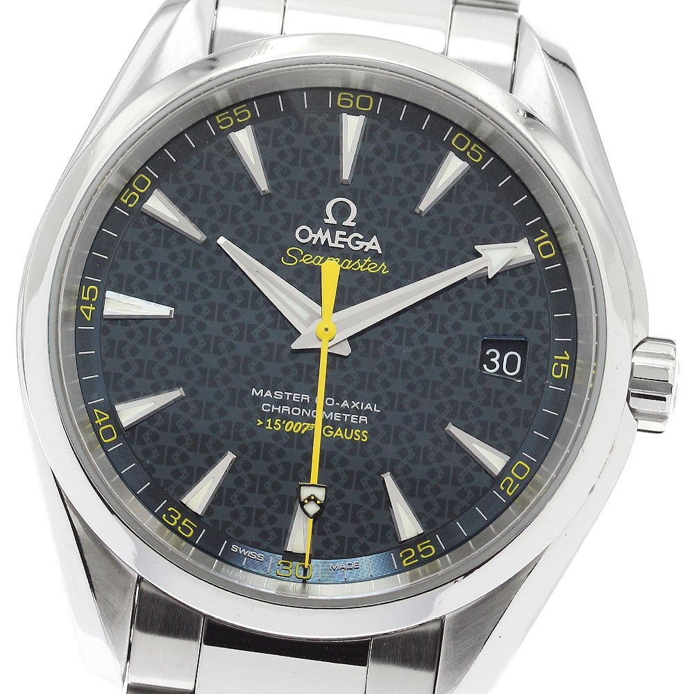 OMEGA Seamaster Aqua Terra 007 Men's Wristwatch 231.10.42.21.03.004: OMEGA Seamaster Aqua Terra 007 Men's Wristwatch 231.10.42.21.03.004 This is an OMEGA Seamaster Aqua Terra James Bond 007 men's wristwatch, model 231.10.42.21.03.004. Crafted in Switzerland, this pre-o