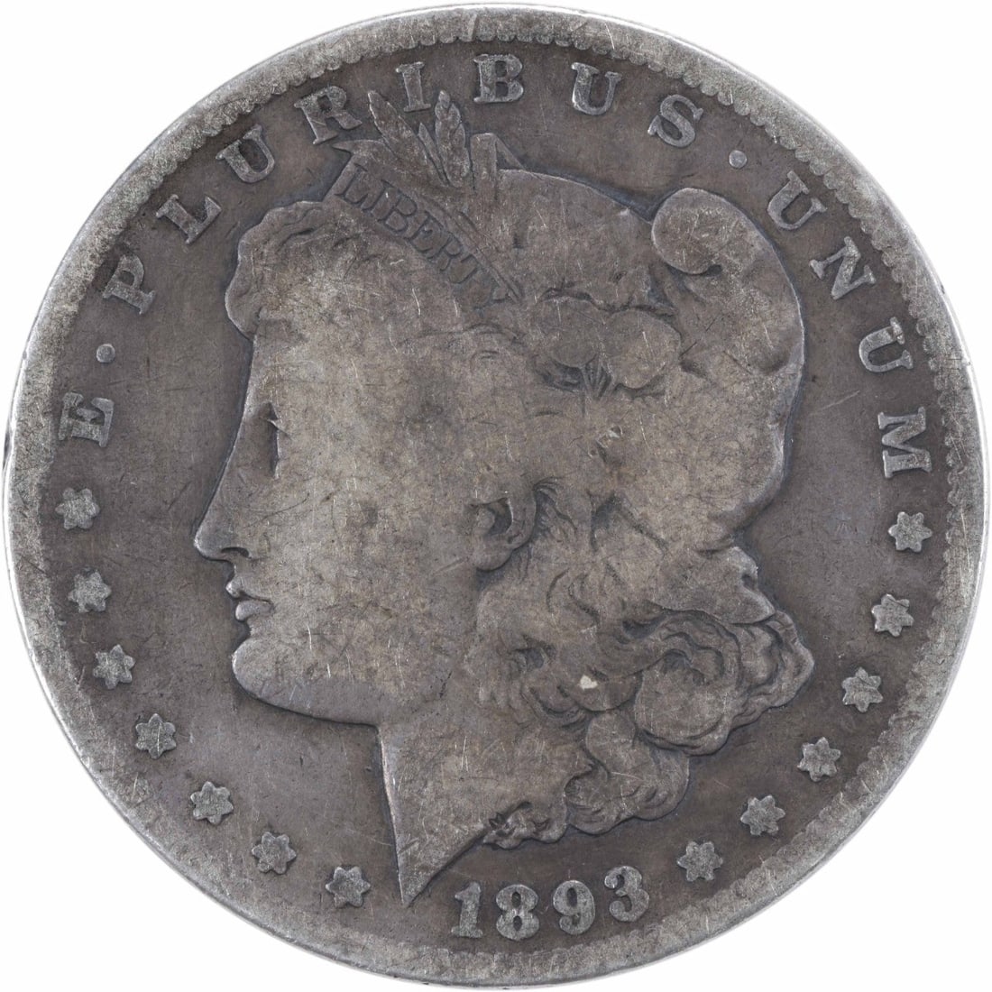 1893-CC Morgan Silver Dollar Uncertified G Grade Coin (1 of 2)