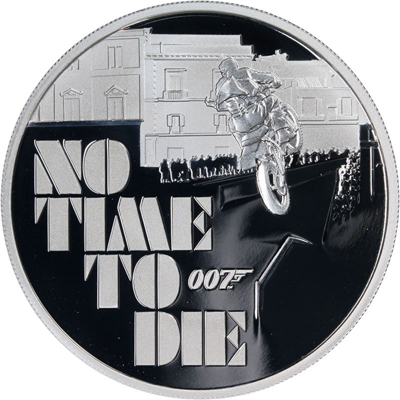 2020 Tuvalu 1oz Silver James Bond No Time to Die Proof Coin (1 of 3)