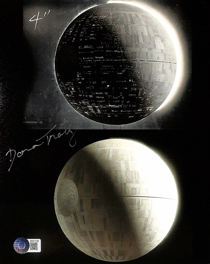 Donna Tracy Signed 8x10 Death Star Photo Beckett Authenticated (1 of 1)