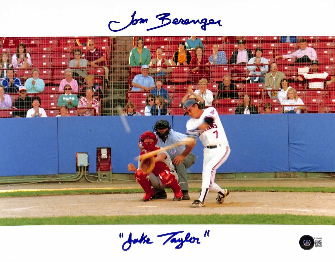 11x14 Beckett authenticated Tom Berenger Jake Taylor signed photo (1 of 1)