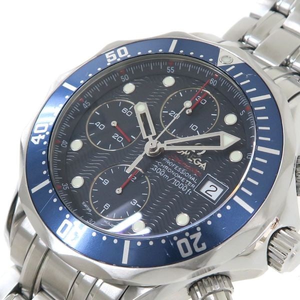 Omega Seamaster 300 Chronograph 41.5mm 2225.80 Stainless Steel Men's Watch: Omega Seamaster 300 Chronograph 41.5mm 2225.80 Stainless Steel Men's Watch This Omega Seamaster Pro 300 Chronograph is a professional men's diver's wristwatch featuring a 41.5mm stainless steel case. 