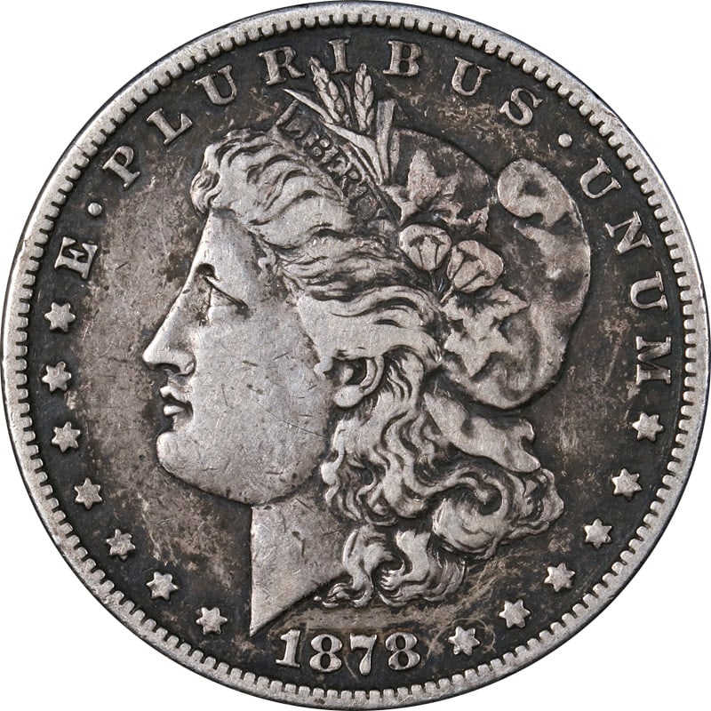 Circulated 1878-S VAM 57 Morgan Dollar Silver Coin San Francisco Nice VF: Circulated 1878-S VAM 57 Morgan Dollar Silver Coin San Francisco Nice VF This is an original 1878-S Morgan Silver Dollar featuring the 'Long Nock' VAM 57 variety. The coin is circulated and graded as 