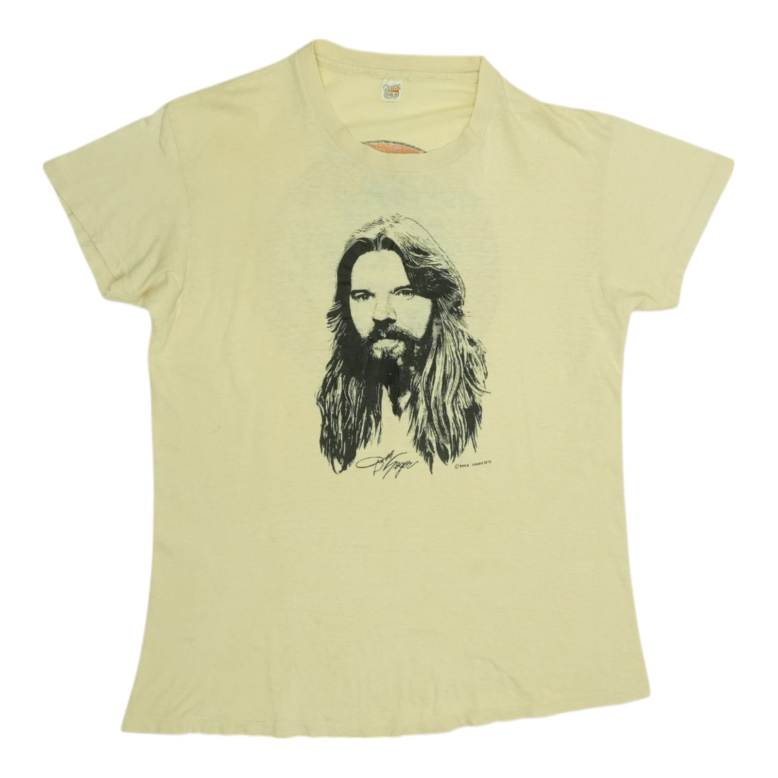 Vintage 1978 Bob Seger Stranger In Town Tan Graphic Shirt XL: Vintage 1978 Bob Seger Stranger In Town Tan Graphic Shirt XL This is an original vintage 1978 Bob Seger Stranger In Town shirt featuring both front and back graphics. It is not a modern reproduction. 