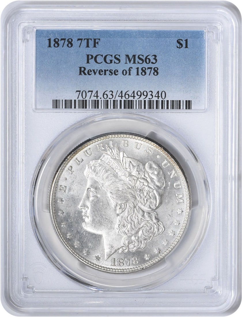 1878 Morgan Silver Dollar MS64 PCGS Uncirculated 90% Silver (1 of 2)