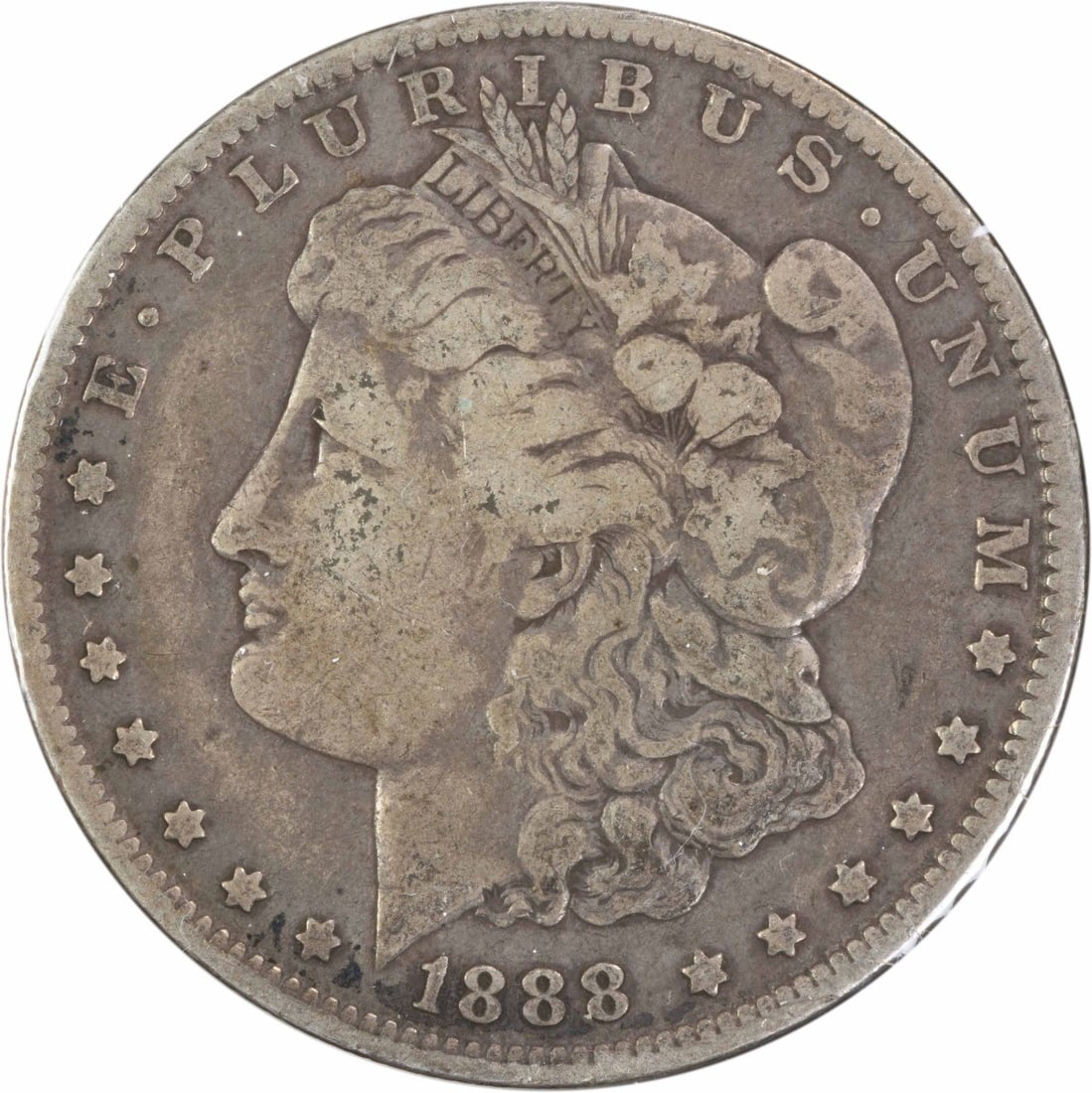 1888-O Morgan Dollar VAM 4 Hot Lips VG Uncertified: 1888-O Morgan Dollar VAM 4 Hot Lips VG Uncertified This 1888-O Morgan Silver Dollar features the notable VAM 4 "Hot Lips" variety. Struck in New Orleans, this circulated coin is composed of 90% silver