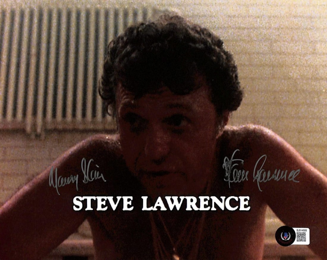 Beckett Authenticated Steve Lawrence Maury Sline 8x10 Blues Brothers Photo: Beckett Authenticated Steve Lawrence Maury Sline 8x10 Blues Brothers Photo This is a signed 8x10 photograph featuring Steve Lawrence as Maury Sline from the 1980 musical comedy film The Blues Brothers