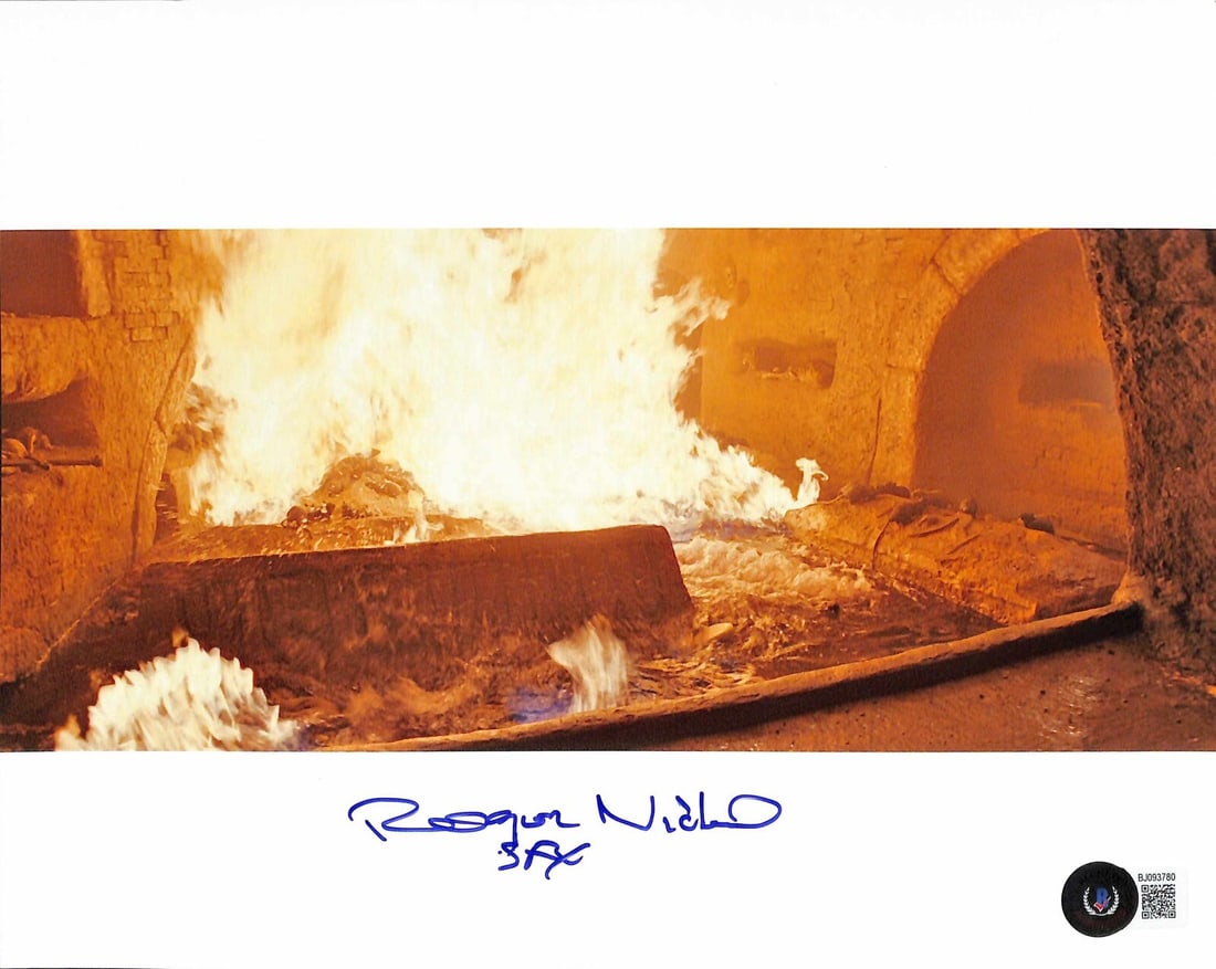 Roger Nichols Signed 8x10 Indiana Jones Photo Beckett Certified (1 of 1)