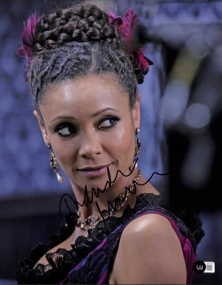 11x14 Color Photo Signed by Thandie Newton as Maeve Millay Westworld Beckett Authenticated: 11x14 Color Photo Signed by Thandie Newton as Maeve Millay Westworld Beckett Authenticated This is an original 11x14 color photograph signed by actor Thandie Newton, who played Maeve Millay in the TV 