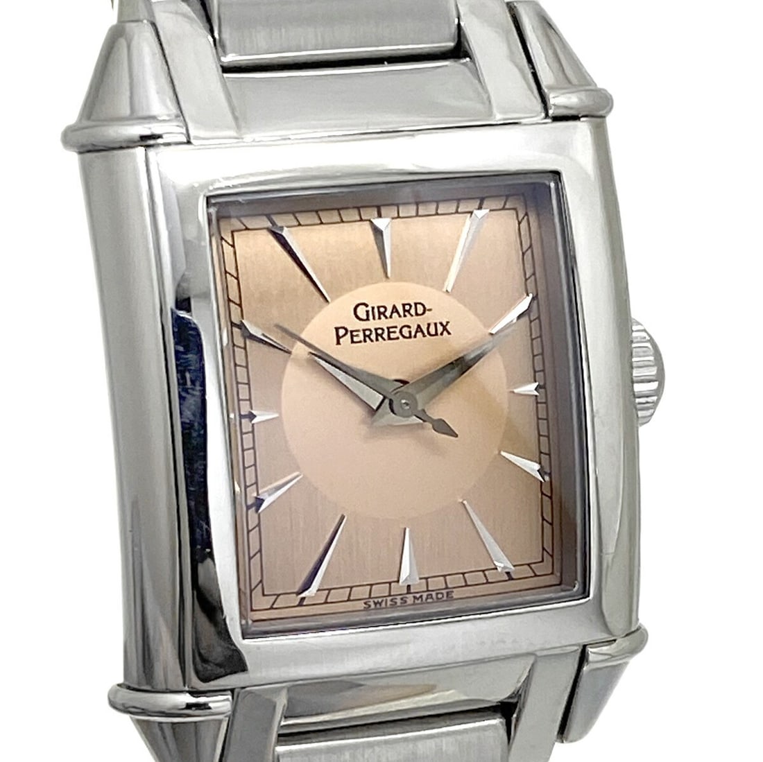Girard Perregaux Vintage 1945 Manual Wind Steel Wristwatch: Girard Perregaux Vintage 1945 Manual Wind Steel Wristwatch This Girard Perregaux Vintage 1945 women's wristwatch features a stainless steel case and manual winding movement. The watch has been refinis
