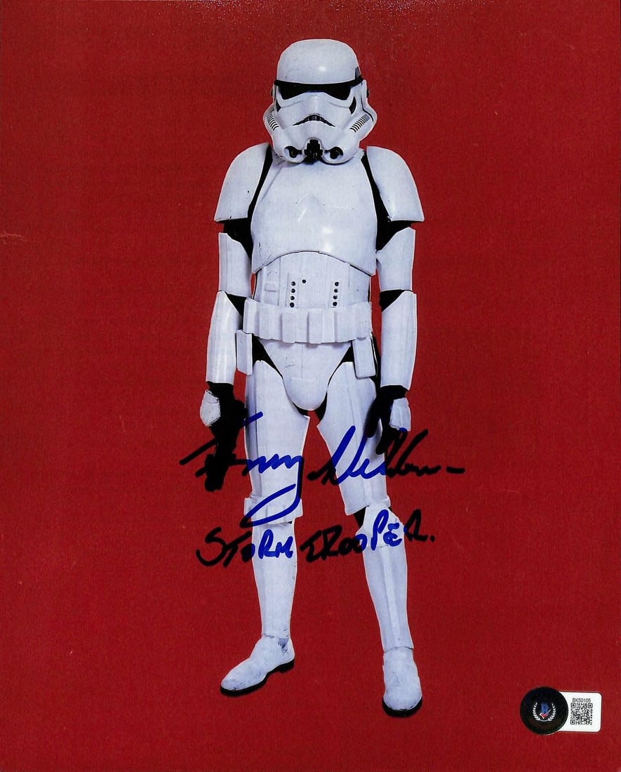 Beckett Certified Tommy Weldin Stormtrooper 8x10 Star Wars Photo (1 of 1)