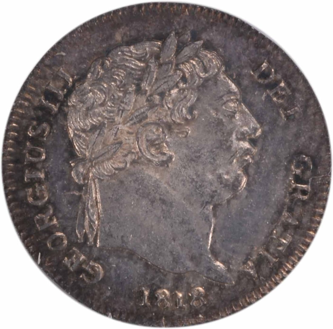 1818 Great Britain KM669 Silver 2 Pence BU Uncertified (1 of 2)