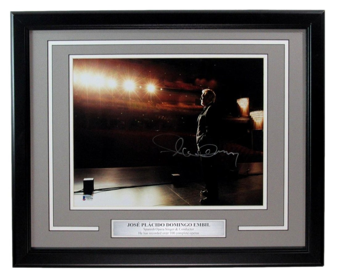 Framed 11x14 Autographed Photo of Jose Placido Beckett (1 of 4)