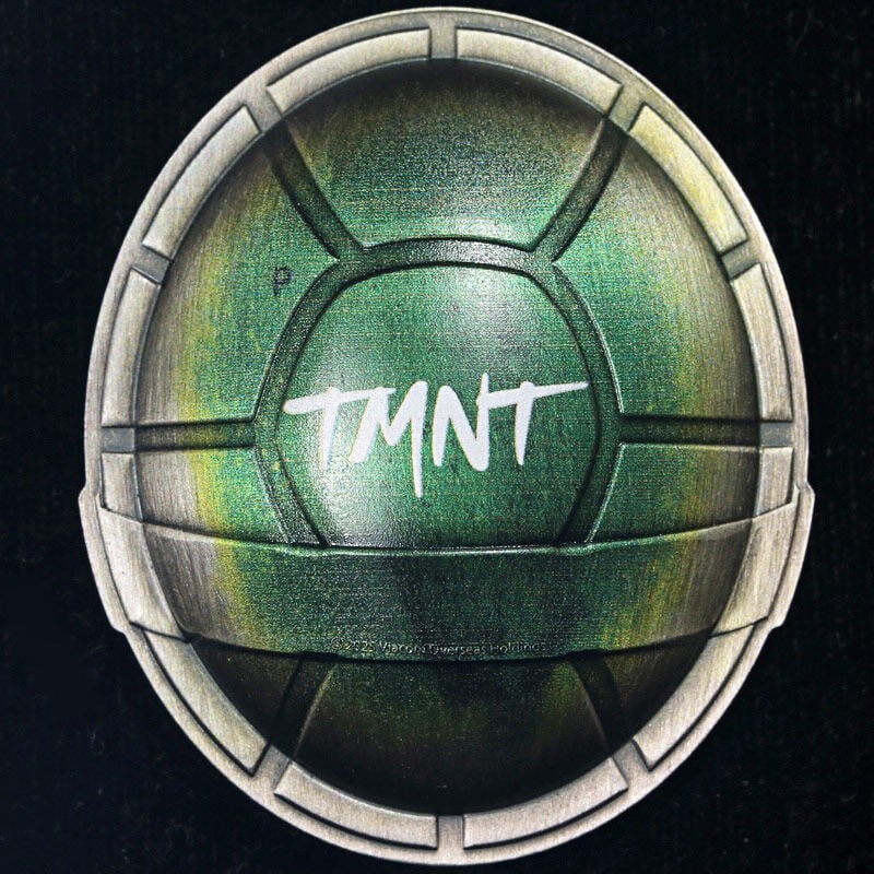 2025 Tuvalu 1.5 Ounce Silver $2 Teenage Mutant Ninja Turtles Coin: 2025 Tuvalu 1.5 Ounce Silver $2 Teenage Mutant Ninja Turtles Coin This 2025 Tuvalu 1.5 Ounce Silver $2 Teenage Mutant Ninja Turtle Dome Shell coin is a striking collectible that showcases remarkable e