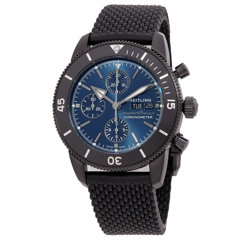 Breitling Superocean Heritage II Blue Dial Chronograph Bracelet Ref M13313101C1S1 (1 of 7)
