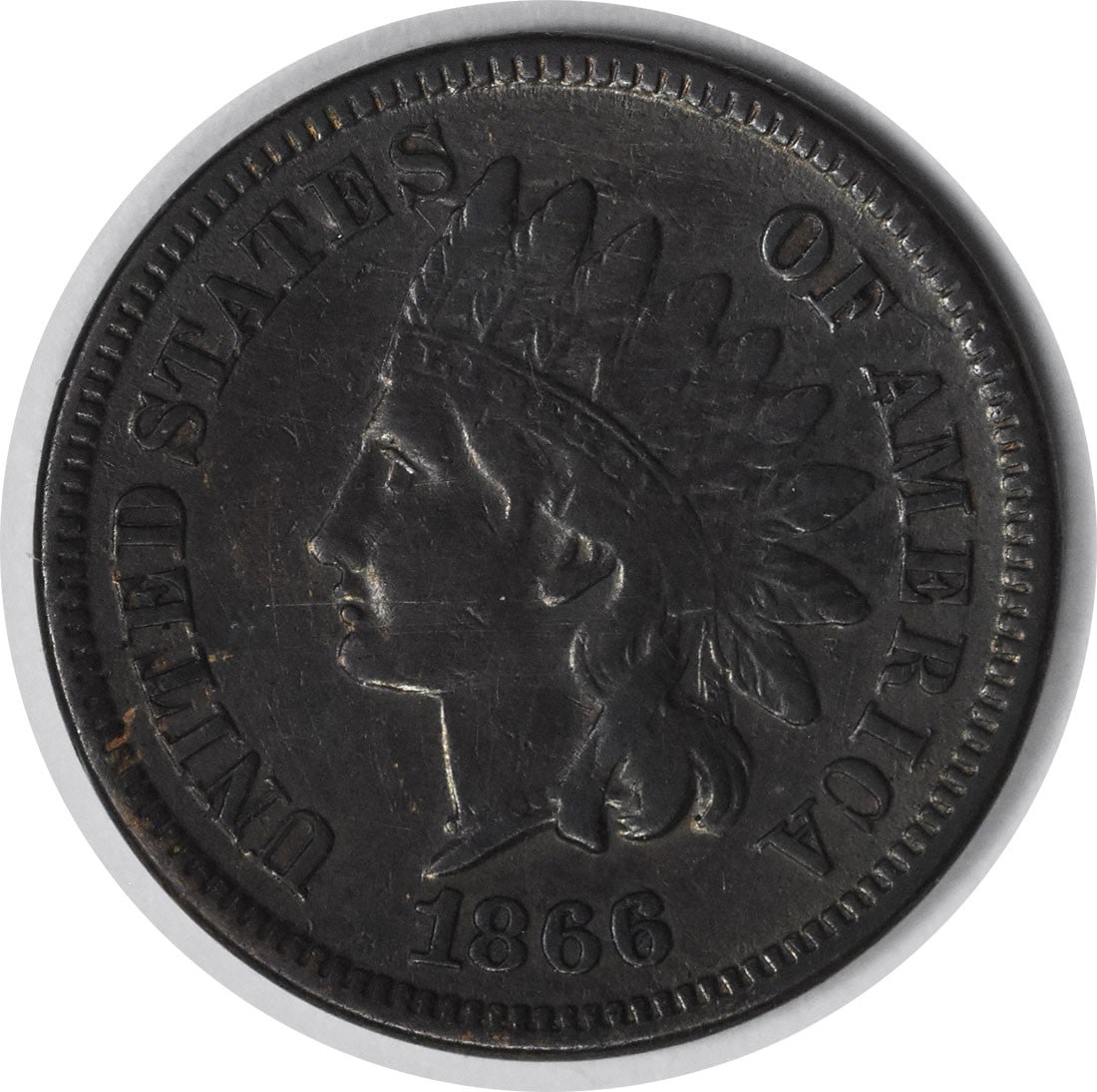 1866 Indian Head Copper Small Cent VF Uncertified (1 of 2)
