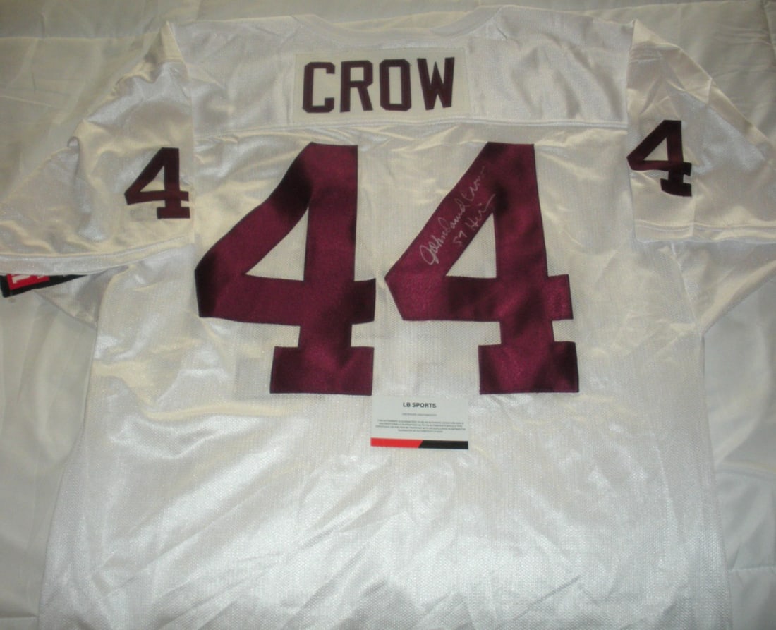 Signed Wilson Texas A&M Aggies John David Crow Jersey COA (1 of 4)