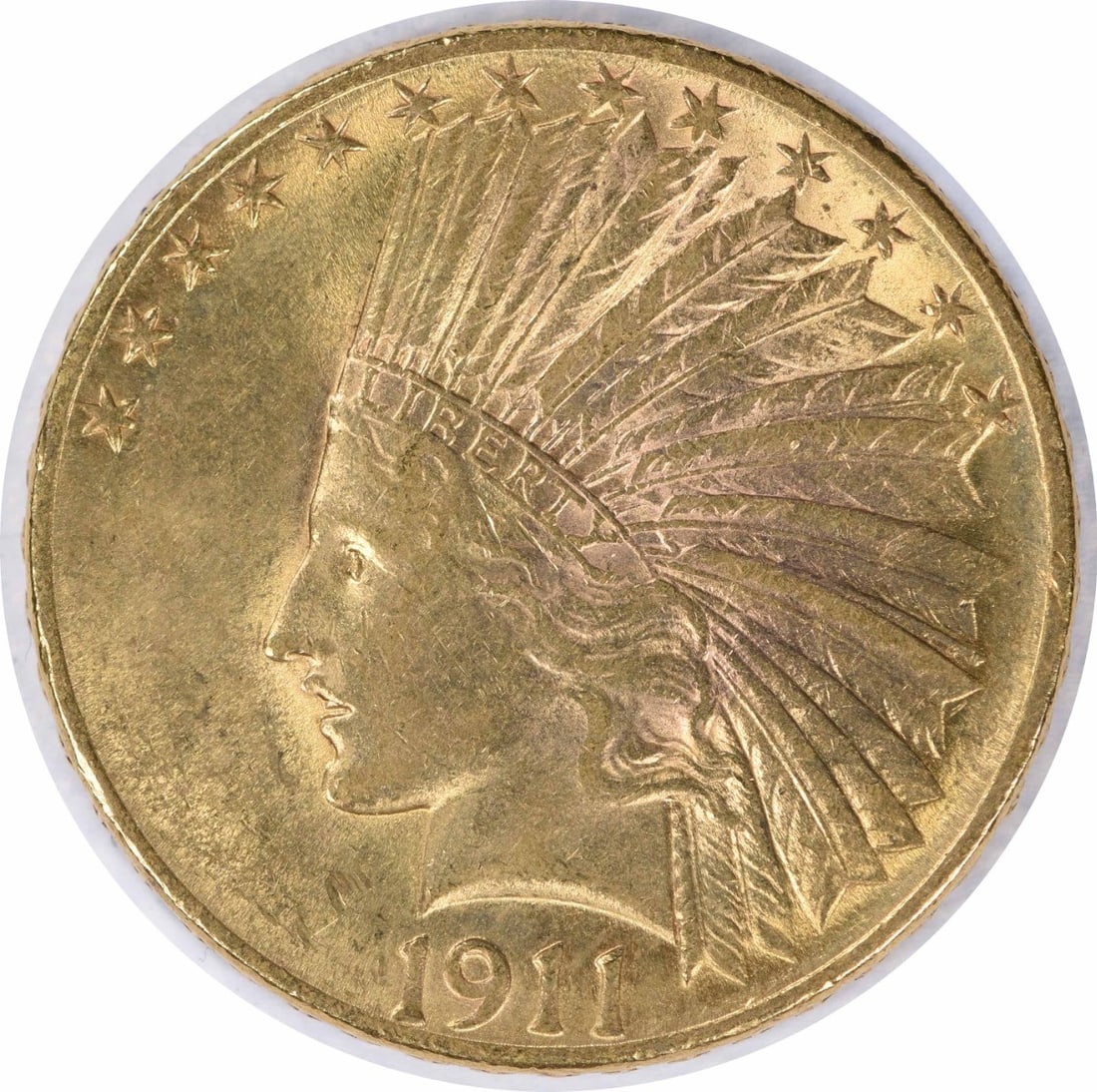 1911 $10 Gold Indian Coin Uncertified by Augustus Saint Gaudens (1 of 2)