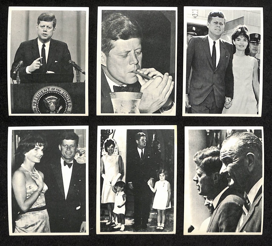 1964 John F Kennedy Topps Complete Card Set 1-77 (1 of 12)