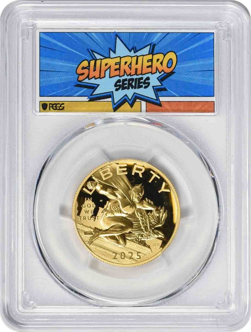 2025-W Batman 1 2 oz Gold Coin PCGS PR69DCAM First Strike (1 of 2)