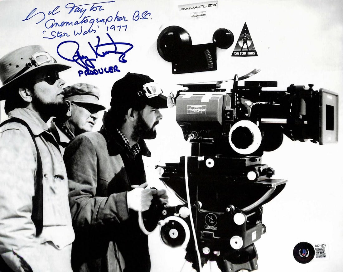 Beckett Authenticated Star Wars Production Photo Signed by Kurtz and Taylor 8x10 (1 of 1)