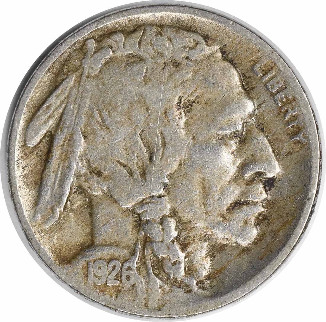 1926-S Buffalo 5C Nickel VF Uncertified (1 of 2)