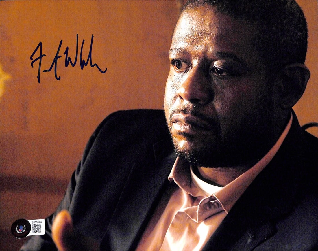 Forest Whitaker Signed 8x10 Photo The Shield Beckett Certified: Forest Whitaker Signed 8x10 Photo The Shield Beckett Certified This is an autographed 8x10 photograph of Forest Whitaker, renowned for his role as "Jon Kavanaugh" in the acclaimed TV series The Shield