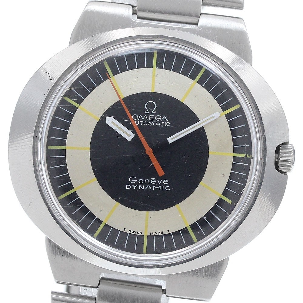 Omega Geneve Dynamic automatic stainless steel men's wristwatch TOOL 107 (1 of 6)