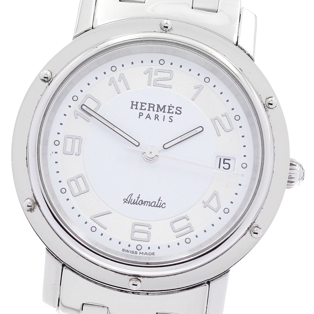Hermes Clipper CL1.810 automatic date wristwatch for men (1 of 6)