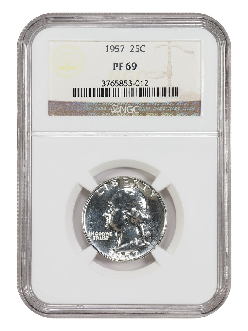 NGC PR69 1957 Washington Quarter 25C (1 of 4)