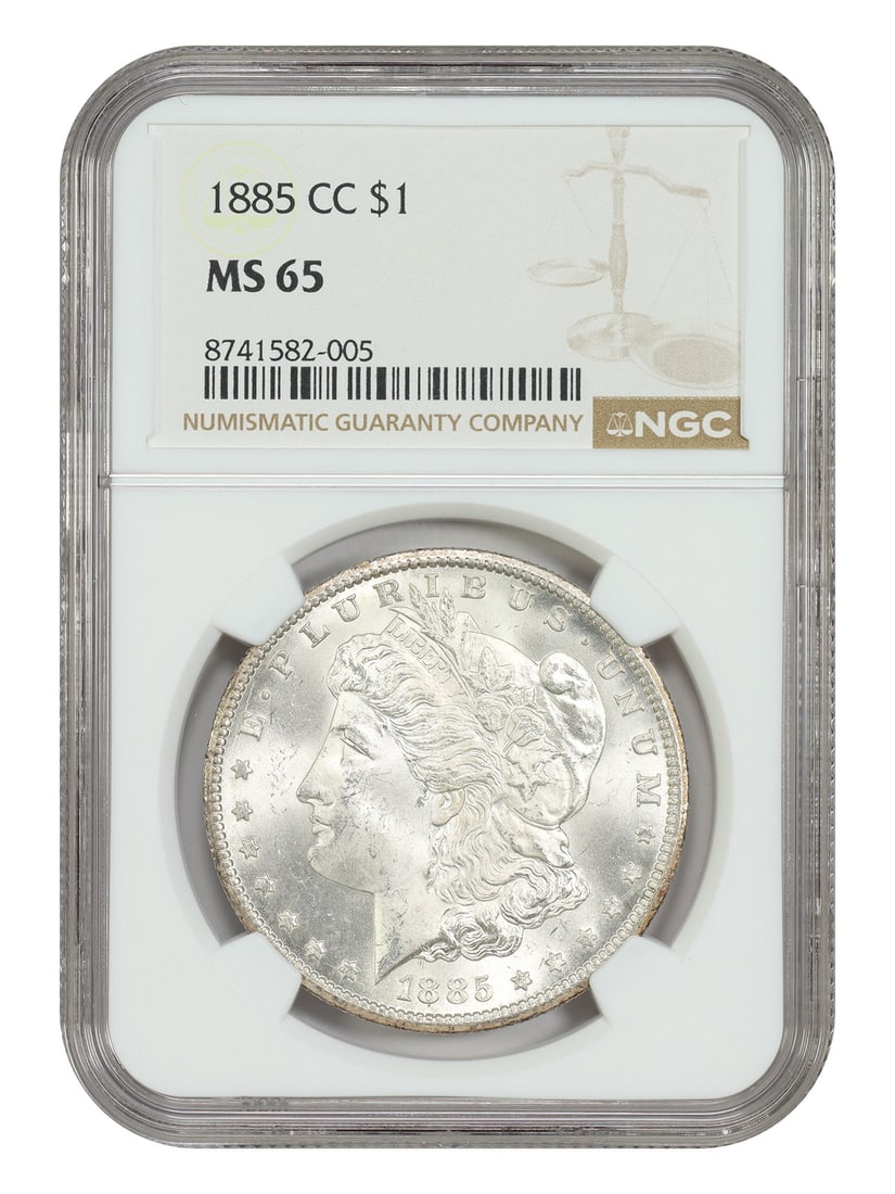 NGC MS65 1885-CC Carson City Morgan Silver Dollar $1 (1 of 4)