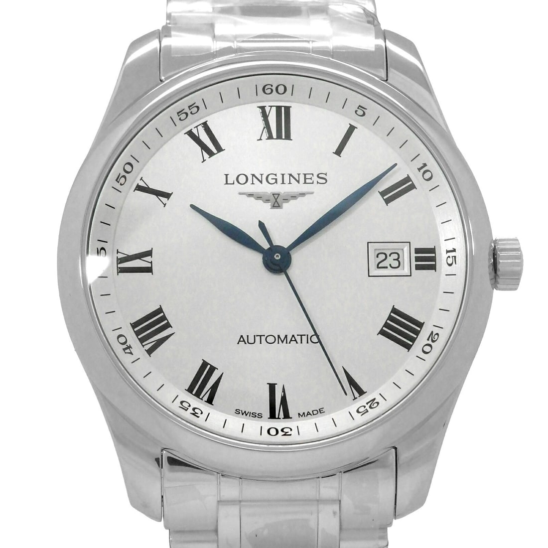 Longines L2.793.4.96.6 Men's Swiss Wristwatch: Longines L2.793.4.96.6 Men's Swiss Wristwatch This Longines Master Collection L2.793.4.96.6 men's wristwatch offers Swiss craftsmanship and classic design. It is a pre-owned timepiece, ideal for those
