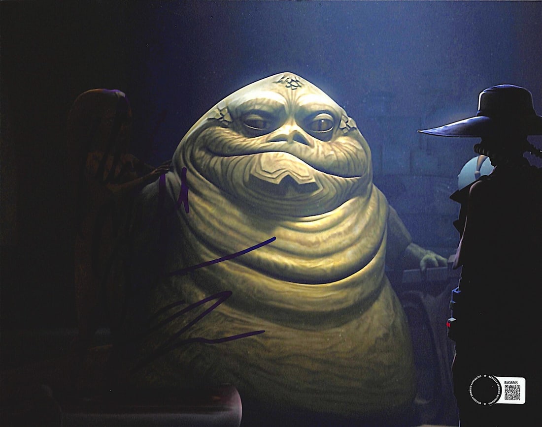 Autographed 8x10 Star Wars Photo Kevin Michael Richardson as Jabba Beckett Authenticated (1 of 1)