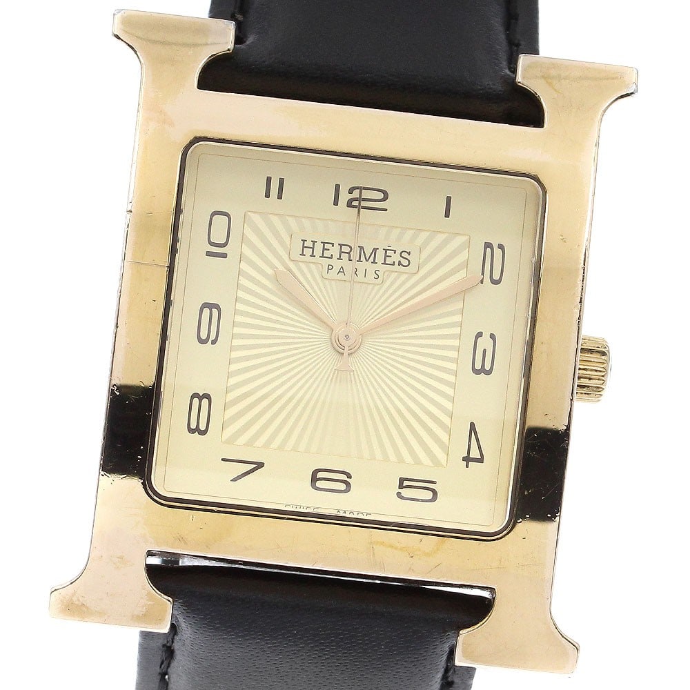 Hermes HH1.801 H Watch mens quartz wristwatch (1 of 7)