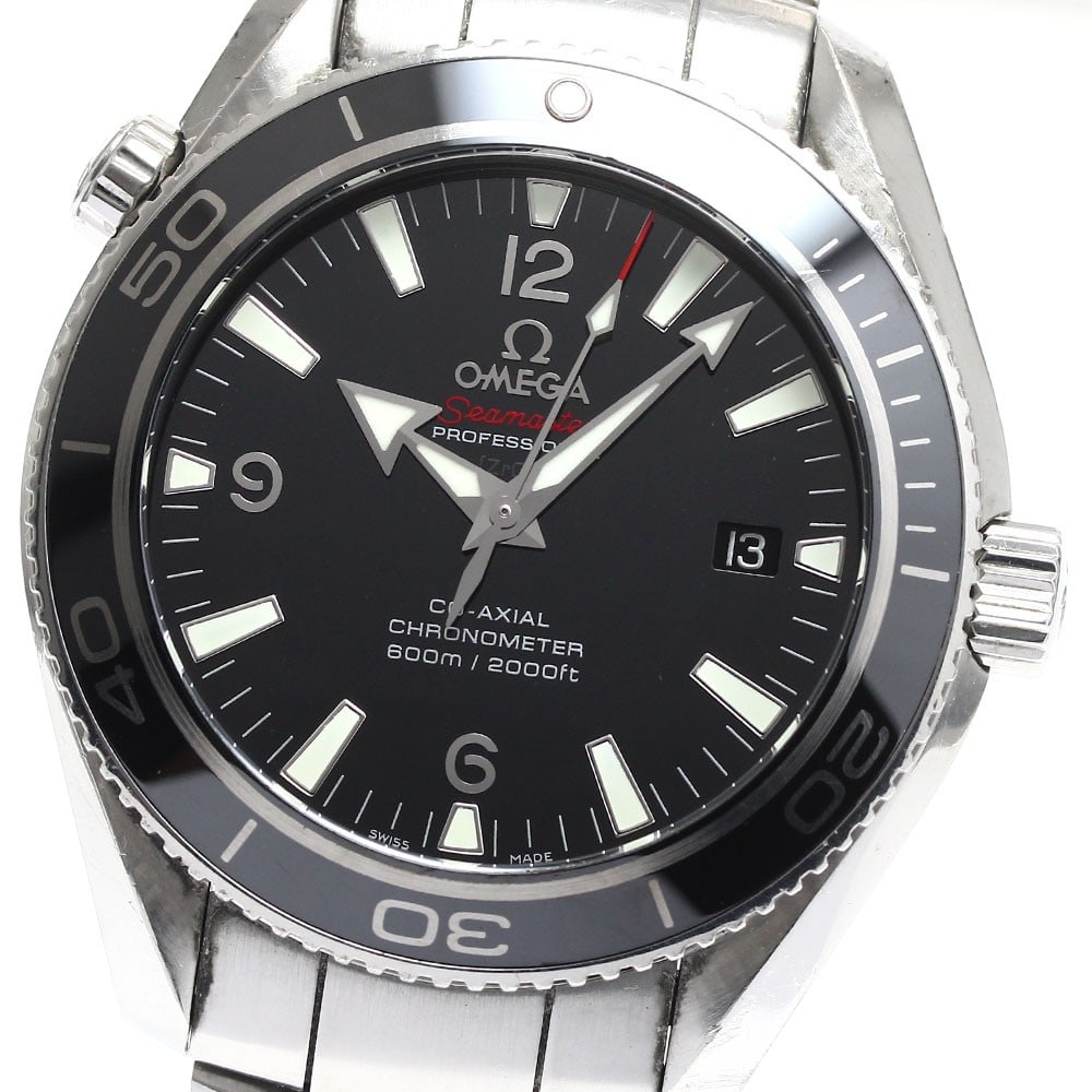 OMEGA Seamaster Planet Ocean Men's Wristwatch 222.30.42.20.01.001: OMEGA Seamaster Planet Ocean Men's Wristwatch 222.30.42.20.01.001 This is an OMEGA Seamaster Planet Ocean men's wristwatch, model 222.30.42.20.01.001. Made in Switzerland, this timepiece is designed f