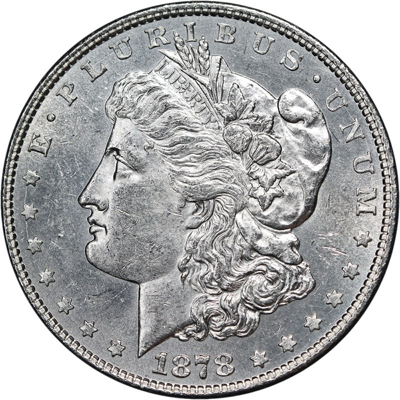 1878-P Morgan Silver Dollar 8TF Nice BU Uncertified (1 of 2)