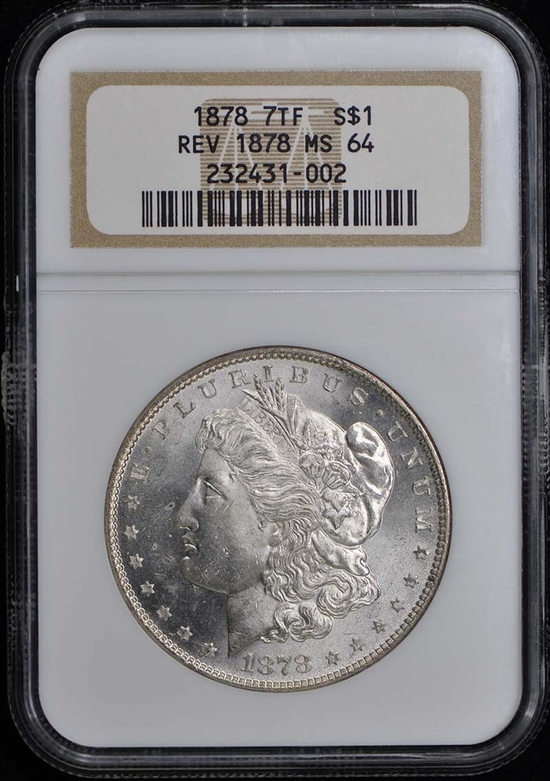 1878 Morgan Dollar NGC MS64 Uncirculated Coin Philadelphia: 1878 Morgan Dollar NGC MS64 Uncirculated Coin Philadelphia This 1878 Morgan Dollar is a stunning collectible piece, certified by NGC with a grade of MS64, denoting its uncirculated condition. Minted i