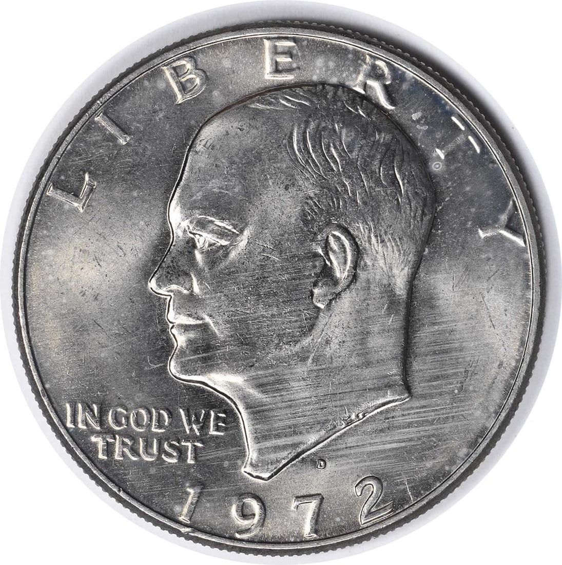 Eisenhower Dollar 1972 Denver DDR 1-R-I Choice BU Plus Uncertified (1 of 2)